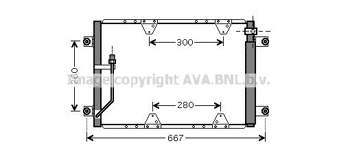 AVA QUALITY COOLING Конденсатор, кондиционер SZ5107D